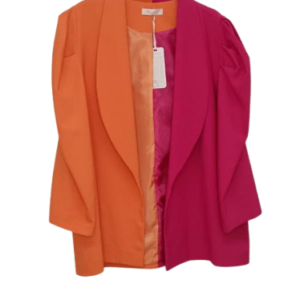 Roxelan Orange And Pink Trouser Suits Size 48