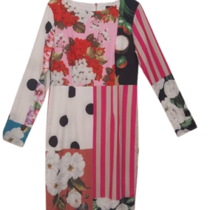 Fellnvan Pink Multicolor Gown Size Xl