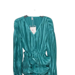 Moments Seagreen  Plitted Top