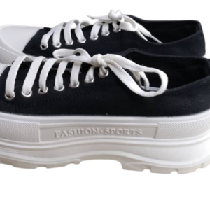 Fashion Sport Black And White Sneakers Size 40