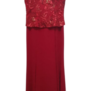 Albea Abiye Red Sleeveless Long Gown Size 46