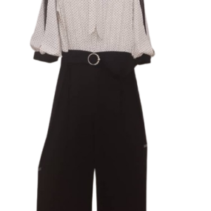 Dojery Black And White Jumpsuit Size 42
