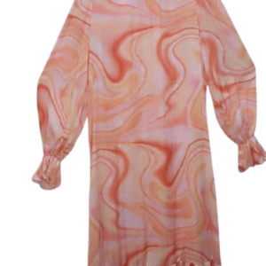 Shein Multicolor Threequarter Longsleeve Gown