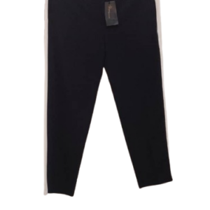 White Navyblue Trouser With Side Stripes Size 46