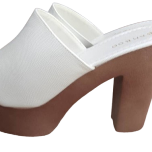 Bamboo White Slippers Size 42