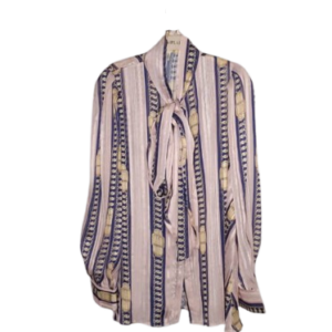 Kongquetai Yellow Chain Design Top