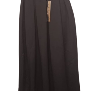 Obenimo Black Plitted Skirt Size 44
