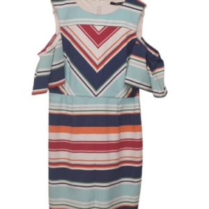 Oasis Multicolor Short Gown Size 14