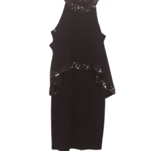 Tugce & Ece Collection Black Short Gown Size Uk 10