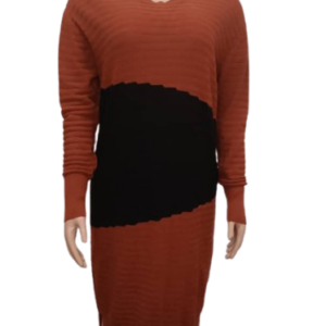 Uk Burnt Orange And Black Weather Gown