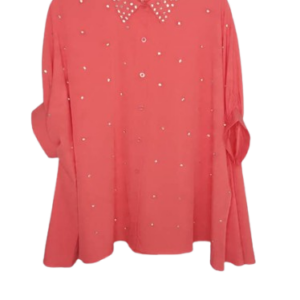 Yimoment Peach Stoned Top