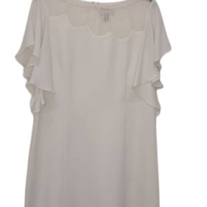 Lovely Cream Short Gown Size Uk 16