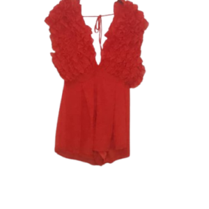 Miss Avenue Orange Jumpsuit Size L