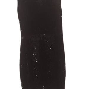 Valentine Black Short Shiny Gown Size L