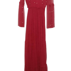 Payet Red Long Net Gown Size 40