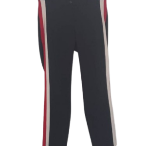 Miss Matto Black Trouser With Stripes By Side Size 42