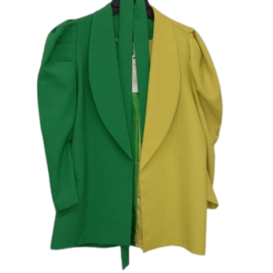 Roxelan Green And Lemon Trouser Suits Size 36