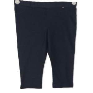 Select Navy Blue Three Quarter Trousers Size Uk 18