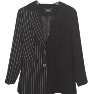 Yake Black And White Stripe Blazzers Size 40
