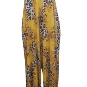 Itzy Yellow Multicolor Sleeveless Jumpsuit