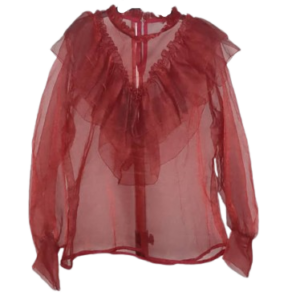 Uk Wine Red Transparent Top