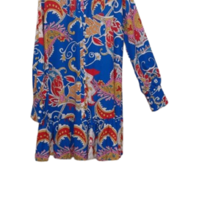 Perfect Blue Multicolor Short Gown Size Xl