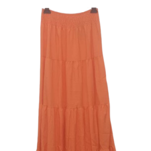 New Imperial Orange Long Skirt Size L