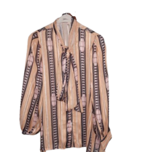 Kongquetai Gold And Black Longsleeve Top