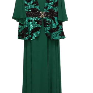 De Tual  Green Long Gown Size 60