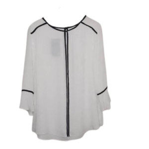 Marina Kaneva White And Black Top