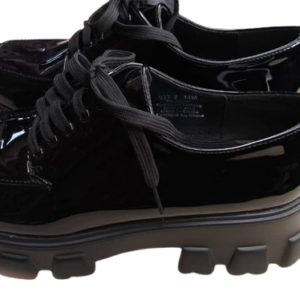 Olivia Fan Black Loafers Shoe Size 42