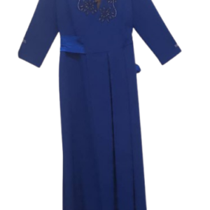 Ons Line Royal Blue Wrap Long Gown Size 36