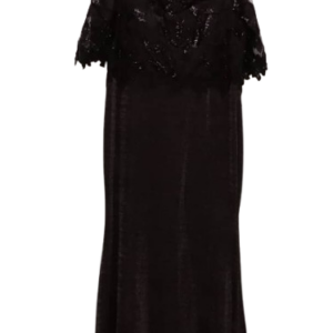 Fervente Black Long Gown Size 44
