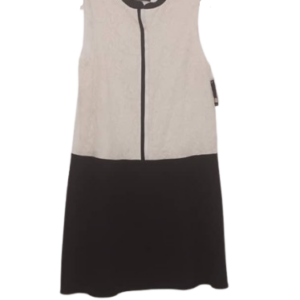 Nine West Cream And Black Short Sleeveless Gown Aize 10