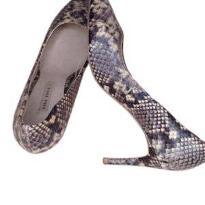 Zara Basic Animal Skin Heel Cover Shoe Size 41