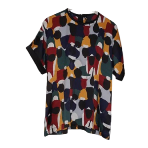 T & D Collection Yellow Multicolor Trouser 2pcs