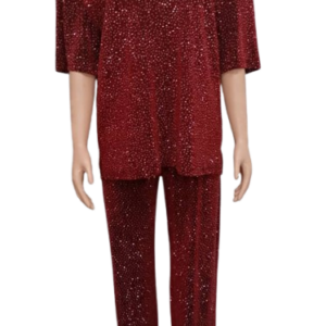 Mxm Red Stone Trouser 2pcs Size L