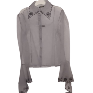 Te Amo Grey Transparent Top With Inner Size 38