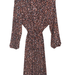 River Island Orange,black And White Gown Size 20