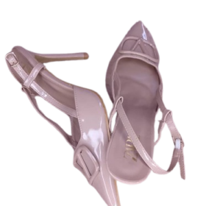 Zara Nude Heel Sandals Size 41