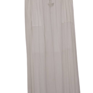 Dilvin White Long Skirt Size Uk 8