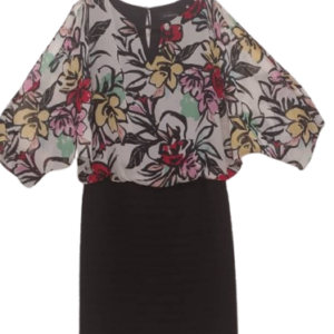 Scarlett Black Multicolor Gown Size 8