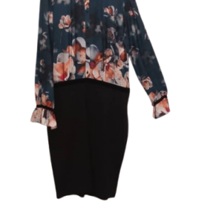 Lasagrada Black Multicolor Gown Size 42