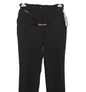 Dojery Black Pant Trouser With Belt Size 46