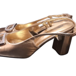 Zara Gold Sandals Size 40