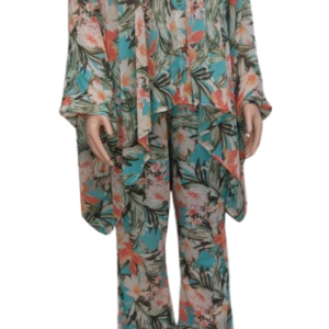 T & D Collection Multicolor Trouser 2pcs