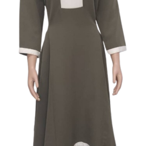 Niwro's Fashion Amygreen And Ehite Gown Size 48