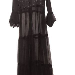 Valentino Net Black Long Gown