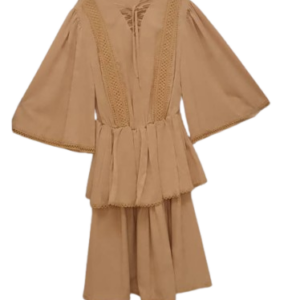 Sky Mustard Yellow Short Gown Size Xxl