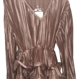 Moments Beige Plitted Top